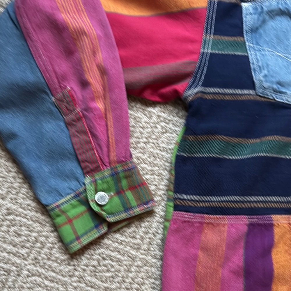 Jou Jou Multicolor Patchwork Jacket - image 6